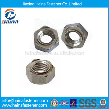 En existencia Proveedor Chino Mejor Precio DIN929 Acero Inoxidable Hex Weld Nut m20